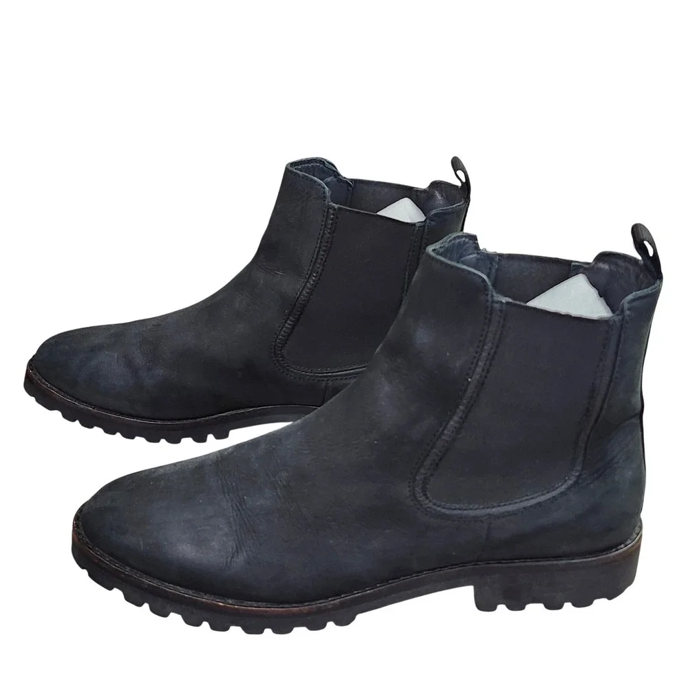 Thursday Boot Co Legend Chelsea Boots Matte Black Rugged Slip-on Womens 12 Lug